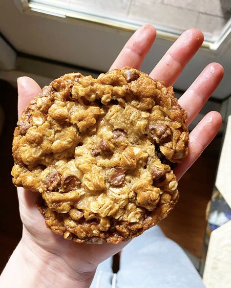 One Big Oatmeal Cookie – e2 bakes brooklyn Oatmeal Cookies For Two, One Large Cookie Recipe, Single Serve Banana Cookie, One Oatmeal Cookie Recipe, Jumbo Oatmeal Cookies, Single Serving Oatmeal Cookie, Single Oatmeal Cookie Recipe, Large Soft Cookies, Big Oatmeal Raisin Cookies