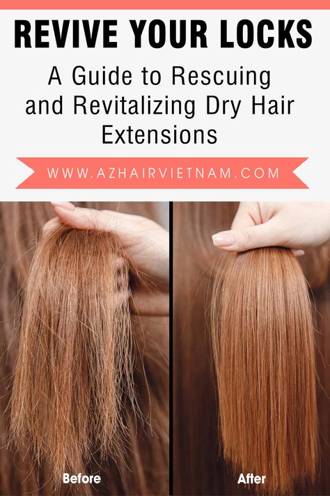 Whether you're experimenting with a new style or simply seeking a temporary change, hair extensions can be a game-changer. However, as with any love affair, sometimes these extensions can lose their luster and vitality, leaving you with the challenge of reviving dry and lackluster locks. The good news is that there's hope for your extensions, and in this comprehensive guide, we're here to help you reclaim that beautiful, healthy, and rejuvenated look. Find out now! Hair Company, Change Hair, Hair Blog, The Good News, The Challenge, Love Affair, Dry Hair, Game Changer, New Style