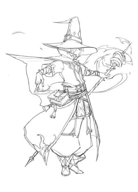 Sorcerer Pose Reference Male, Wizard Poses Reference Male, Researcher Character Design, Wizard Outfit Design Male, Magic Drawing Reference, Sorcerer Pose Reference, Mage Pose Reference, Wizard Poses Reference, Wizard Pose