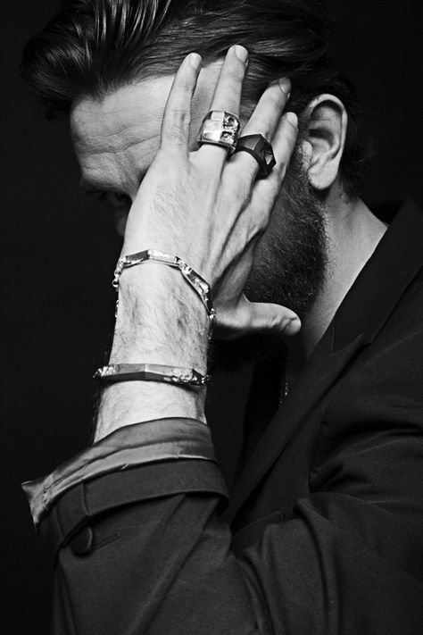 Journey Palermo by SMITH/GREY by SMITH/GREY, via Behance Biker Shop, Estilo Rock, Jewelry Photoshoot, Jewelry Accessories Ideas, Jewelry Photography, Mens Fashion Trends, Jewellery Display, Accessories Jewelry, Modern Jewelry