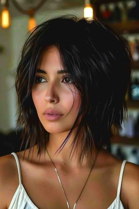 The Best Bob Haircuts & Hairstyles of 2024 Choppy Bob Hairstyles For Fine Hair, Choppy Bob Haircuts, Choppy Bob Hairstyles, Bob Hairstyles For Fine Hair, Edgy Hair, Hair Color And Cut, Great Hair, Hairstyles Haircuts, Bobs Haircuts