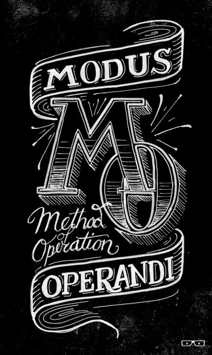 modus operandi Modus Operandi, 11th Grade, Truth Be Told, Hand Drawn Logo, Types Of Lettering, English Literature, Science Art, Blue Skies, Word Wall