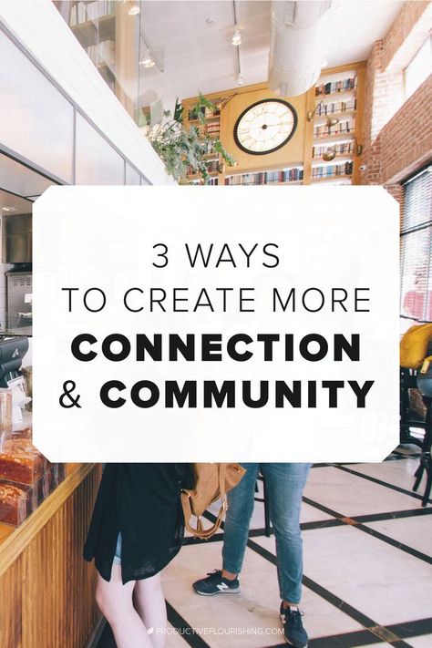 3 Ways to Create More Connection and Community. Ask yourself these 3 questions to become more creative and productive when you connect with a community regularly. Click here to learn how to create more connective time. #growingcommunity #connectingtoothers #productiveflourishing Community Connections Ideas, Connection Activities For Adults, Intentional Relationships, Connection Activities, Advice Questions, Relationship Advice Questions, Creating Community, Christian Hospitality, Community Connection