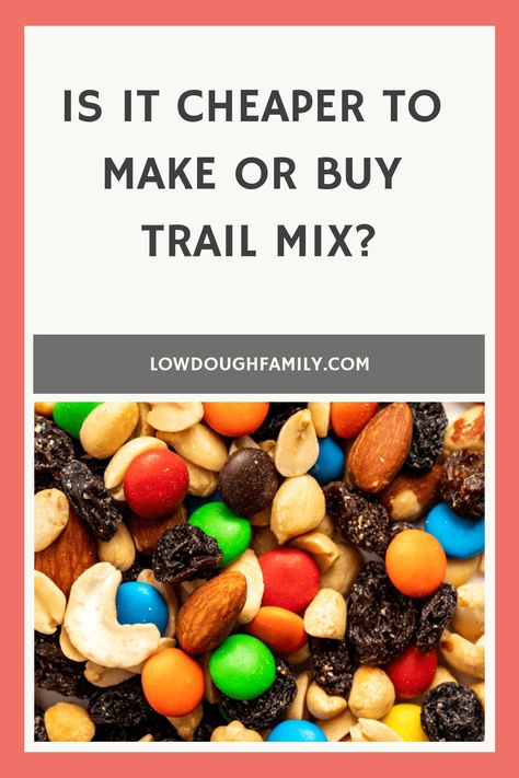 Dive into the hearty world of homemade vs. store-bought trail mix! This Pin uncovers the costs, ingredients, and prep time involved in both methods. Determine whether creating your own power-packed snack can help you blaze a trail to savings. Journey into the financial side of healthful snacking with this informative comparison. Click through to snack smarter! Ideal for cost-conscious outdoor enthusiasts and trail mix buffs. #TrailMix #DIYorBuy #CostComparison #HealthySavings Diy Trail Mix Recipe Healthy, How To Make Trail Mix Recipes, Cheap Trail Mix Recipes, Low Calorie Trail Mix Recipes, Trail Mix Packaging Ideas, Homemade Trail Mix Recipes Healthy, Trail Mix Gift Ideas, Home Made Trail Mix Recipes, Trail Mix Bar Make Your Own