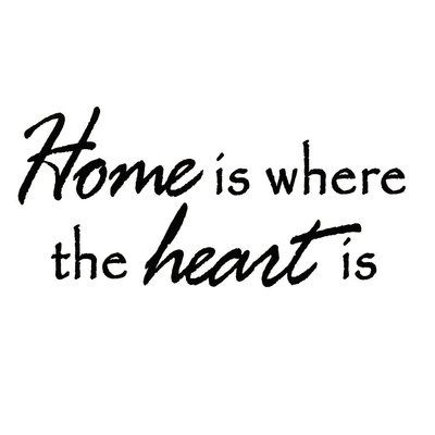 Winston Porter Daggett Home is Where the Heart is Wall Decal Love One Another Quotes, Vinyl Wall Art Quotes, Vinyl Wall Quotes, Quote Decals, Art Quotes Inspirational, Wall Quotes Decals, Home Quotes And Sayings, Latest Trend, Vinyl Wall Art