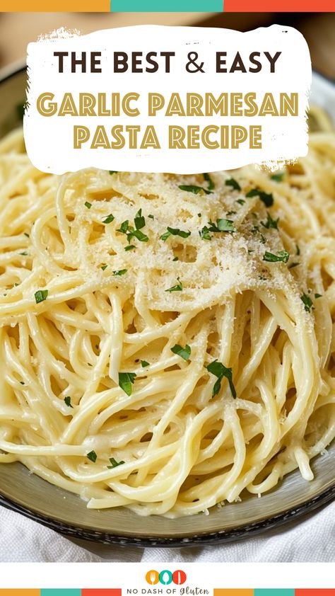 Garlic Parmesan Pasta Recipe Parmesan Cream Pasta, Easy Creamy Garlic Pasta, Creamy Parmesan Pasta Sauce, Cheesy Garlic Noodles, Pasta And Parmesan Easy Recipes, Light Linguine Recipes, Pasta With Garlic Parmesan Sauce, Creamy Parmesan Noodles, Easy Cheesy Noodle Recipes