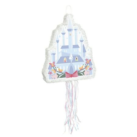 Have some royal party fun with our Disney Princess Pull-String Pinata! This 22.5 by 19-inch pull pinata features classic princesses, making it a must-have for your Disney Princess birthday party. Fill this pinata with up to 2 pounds of your own candy and small party favors (not included); then, hang it from a secure branch or beam. With 12 pull-strings included, guests can take turns pulling each of the strings until one releases the treats! Find more ways to throw an enchanting event  shop the Third Birthday Princess Theme, Frozen Princess Birthday Party, Royal Threeness Birthday Party, Forever A Princess Party, Her Royal Threeness Birthday, Princess Birthday Party Activities, Disney Princess Pinata, Princess 5th Birthday Party, Princess 4th Birthday Party