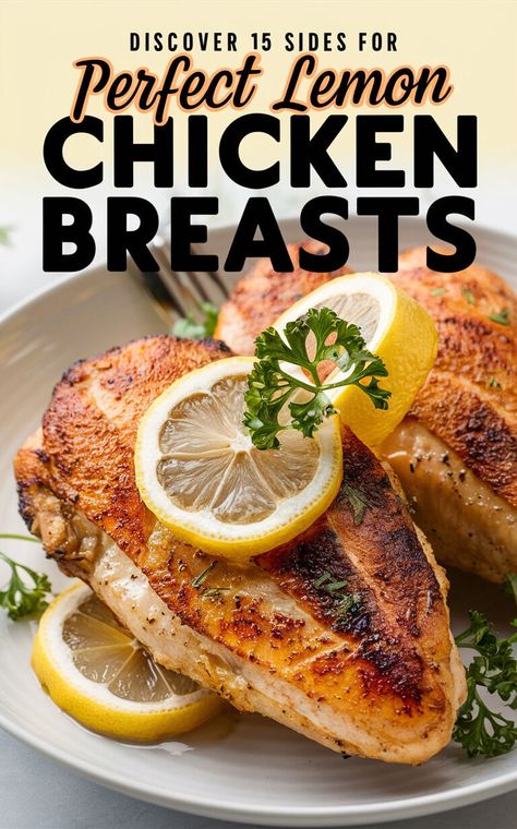 Elevate your lemon chicken game with these delicious side dish ideas! 🍋🍗 #lemonchicken #sidedishes #yum Lemon Chicken Marinade, Risotto Recipes Chicken, Side Dish Ideas, Lemon Chicken Piccata, Lemon Chicken Pasta, Piccata Recipe, Chicken Skewer Recipe, Chicken Risotto, Lemon Chicken Soup