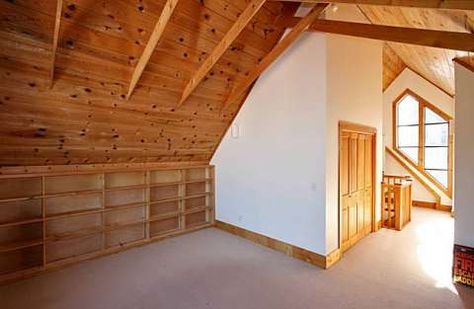 Attic Remodel Low Ceiling, Royal Feast, White Bathroom Interior, Attic Bedroom Small, Attic Renovation Ideas, Finished Attic, Modern White Bathroom, Attic Bathroom, Tudor Style Homes