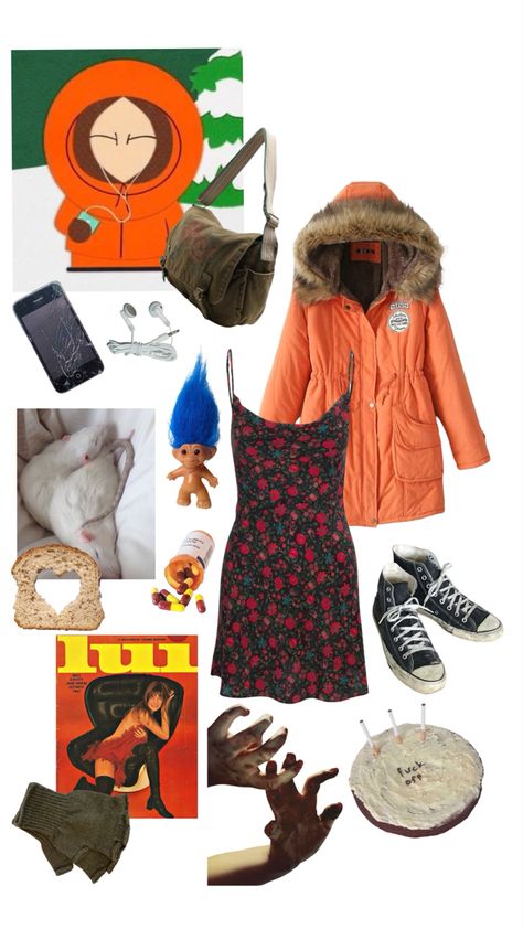 Kenny Mccormick Halloween Costume, Wendy Testaburger Outfit, Kenny Mccormick Outfit, Kenny Mccormick Inspired Outfits, South Park Inspired Outfits, South Park Outfits, Mccormick South Park, Minion Wedding, South Park Cosplay