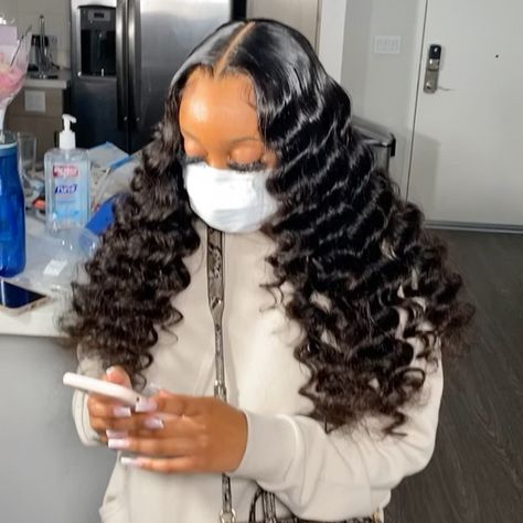 Loose Wave Wig, Wig Installs, Baddie Hair, Different Hair Types, Remy Human Hair Wigs, Wave Wig, Lace Front Human Hair Wigs, Hair Laid, Dope Hairstyles