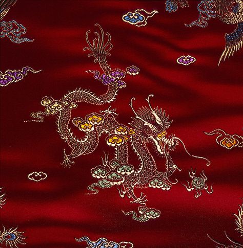 Chinese dragon embroidery silk textile Chinese Dragon Embroidery, Dragon Embroidery, Chinese Aesthetic, Catty Noir, Fire Nation, Mia 3, Japanese Embroidery, Chinese Dragon, Aang