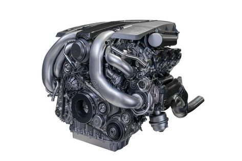 Car engine. Isolated on a white background , #ad, #engine, #Car, #Isolated, #background, #white #ad Used Engines For Sale, Gear Train, 2005 Ford Mustang, Car Body Parts, Creative Typography Design, Mechanical Power, Transmission Cooler, Engines For Sale, Used Engines