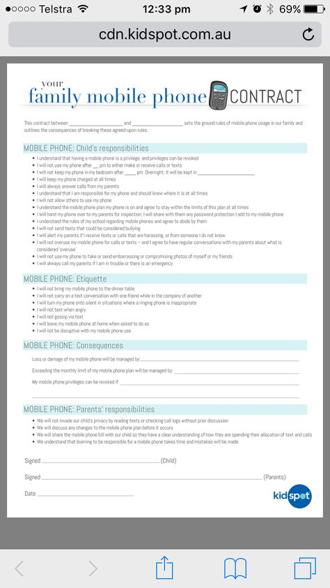 Phone Contract For Kids, Kids Cell Phone Contract, Phone Rules, Classroom Contract, Kids Discipline, Phone Contract, Family Routine, Teen Parenting, Cell Phone Contract