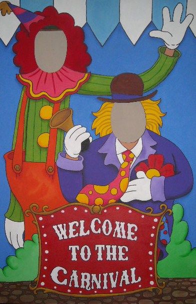 Photo Booth: Carnival theme Photo Booth Carnival, Circus Wedding, People Cutout, Spring Carnival, School Carnival, Carnival Theme, Circus Costume, Carnival Birthday Parties, Carnival Themes