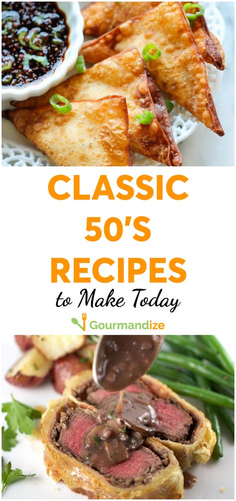 1950 Food Recipes, Throwback Dinner Ideas, 1950 Dinner Party, Retro Recipes 1950s Dinners, 80s Dinner Recipes, 50s Dinner Recipes, 1950s Food Party, 1950 Dinner Recipes, Diner Menu 50's