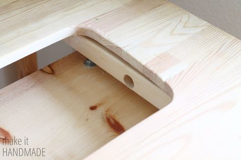 Make It Handmade: Easy DIY IKEA Sewing Table Hack Drop In Sewing Table, How To Make A Sewing Table, Diy Sewing Table How To Make, Drop In Sewing Machine Table Diy, Sewing Table Ideas Diy, Ikea Sewing Table, Sewing Machine Table Diy, Sewing Tables, Diy Sewing Table