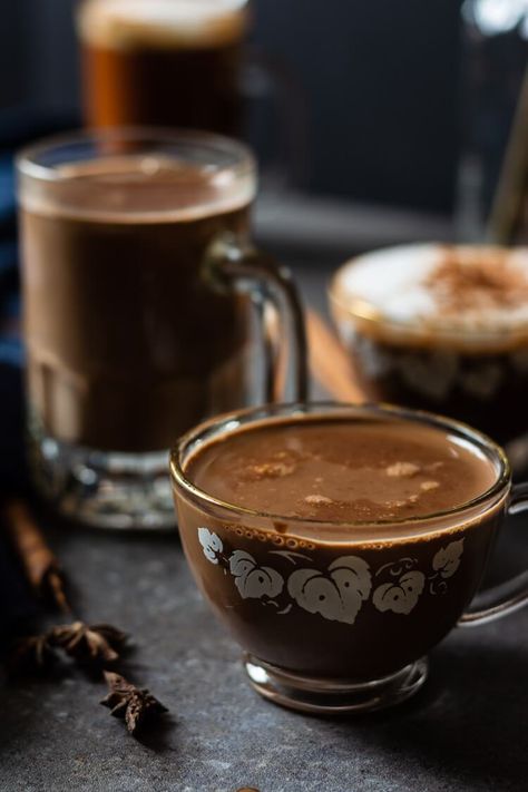 Haitian Hot Chocolate Haitian Hot Chocolate Recipe, Cacao Recipes, Haitian Food Recipes, Hot Chocolate Recipes, Winter Recipes, Caribbean Recipes, Chocolate Drinks, Chocolate Lover, Coconut Sugar