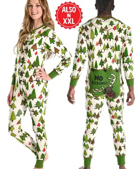 Pajama Pictures, Kids Christmas Pjs, Reindeer Onesie, Family Matching Pjs, No Peeking, Adult Onesie Pajamas, Matching Family Christmas Pajamas, Matching Pajama, Christmas Onesie