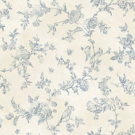 A budget-friendly shopping guide with 30 of the best modern farmhouse style wallpaper designs for $2 or less per square foot. Brewster Wallpaper, Red Toile, Toile Wallpaper, Cream Wallpaper, W Wallpaper, Bird Wallpaper, Damask Wallpaper, Botanical Wallpaper, Wood Wallpaper