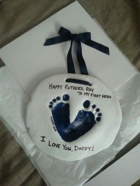 Fathers Day Salt Dough Gift Ideas, Salt Dough Crafts Fathers Day, Fathers Day Gift From Infant, Infant Fathers Day Gift, Father’s Day Salt Dough, Salt Dough Crafts For Fathers Day, Salt Dough Fathers Day Gifts, 1st Fathers Day Crafts For Babies, Fathers Day Gifts Ideas From Baby Girl