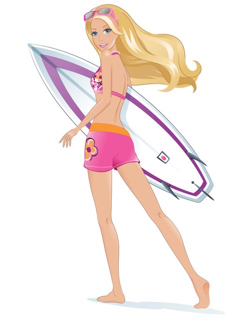 Clipart Merliah Summers, Barbie In A Mermaid Tale, Beach House Accessories, Barbie Png, Barbie Swimsuit, Barbie Mermaid, Mermaid Cartoon, Anna Disney, Barbie Cartoon