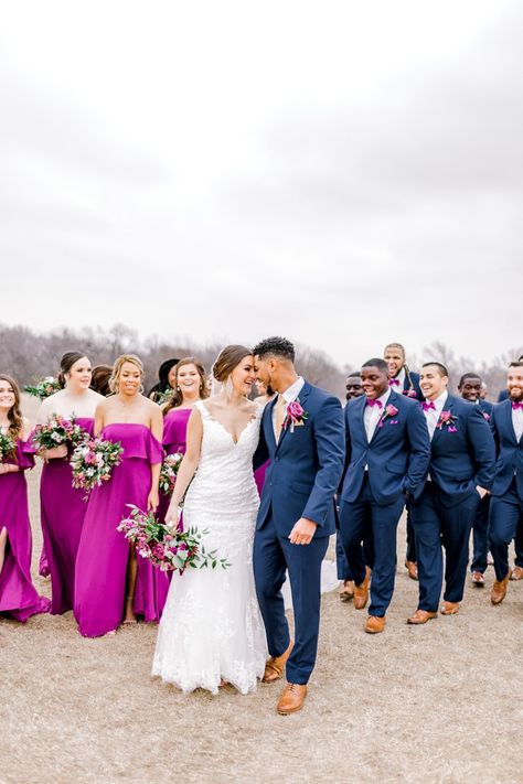 Navy And Fuchsia Wedding, Navy Blue Fuschia And Gold Wedding, Navy Magenta Wedding, Fuschia Navy Wedding, Fushia And Navy Blue Wedding, Fushia And Blue Wedding Theme, Wedding Colors Fuschia, Fuschia And Navy Wedding, Hot Pink And Blue Wedding Theme