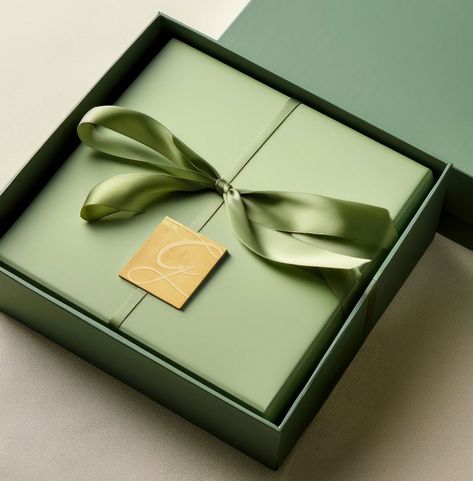 Green gift box mockup, editable design | premium image by rawpixel.com / Boom Luxury Box Design Packaging Ideas, Green Box Packaging, Luxury Gift Box Design, Gift Box Photography, Box Photoshoot, Brand Theme, Luxury Box Design, Website Moodboard, Luxury Box Packaging