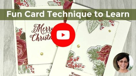 Christmas Greeting Cards Handmade, Frame Christmas, Homemade Greeting Cards, Card Making Videos, Step Cards, Frame Card, Card Making Supplies, Card Making Tutorials, Diy Christmas Cards