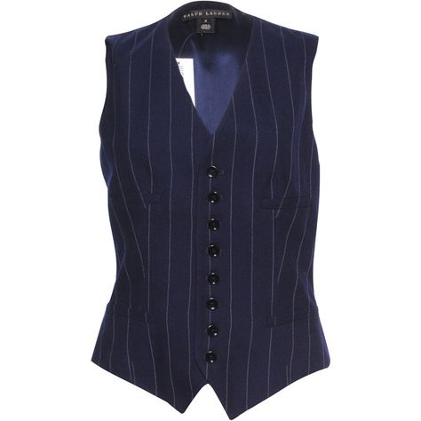 Pre-owned Ralph Lauren Pin Stripe Waistcoat (110 CAD) ❤ liked on Polyvore featuring outerwear, vests, blue, striped vest, waistcoat vest, blue vest, ralph lauren vest and ralph lauren Anastasia Costume, Blue Waistcoat, Planet Fashion, Broken Record, Blue Ralph Lauren, Ralph Lauren Vest, Striped Vest, Wayne Family, Wool Waistcoat