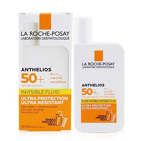 La Roche-Posay Anthelios Shaka Fluid Invisible SPF50+ 50ml La Roche-Posay Sebaceous Filaments, Sun Allergy, Tanning Sunscreen, Instant Gratification, Jeff Gordon, Protector Solar, Roche Posay, La Roche Posay, Spf Sunscreen