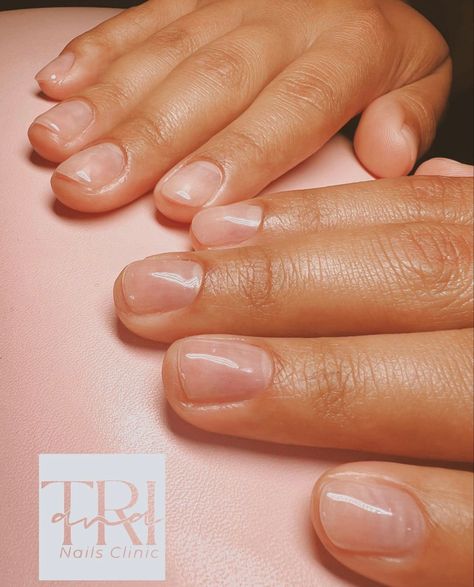 CLEAR GEL POLISH NAILS | MEN MANICURE Clear Nail Manicure, Mens Clear Nails, Men Clear Nails, Clear Nails Men, Men Manicure Clear, Men Gel Nails, Gel Nails Men, Men’s Manicure, Man Manicure