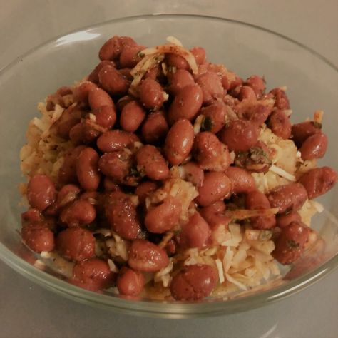 Keto Red Beans And Rice, Low Carb Red Beans And Rice, Bariatric Bean Recipes, Red Beans And Cauliflower Rice Recipe, Cauliflower Rice And Beans, Dried Onion Flakes, Spring Reset, Recipes With Kidney Beans, Onion Flakes