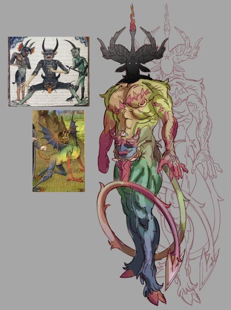 mob🫂 on Twitter: "the devil based on manuscript art https://t.co/lko31T6IfJ" / Twitter Manuscript Art, Monster Concept Art, Fantasy Creatures Art, Mythical Creatures Art, Monster Design, Creature Concept Art, 판타지 아트, Creature Concept, Monster Art