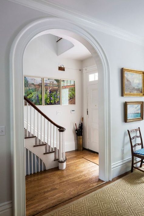 Door Arches Interior, Arch In Homes Interiors, Interior Arch Doorway, Arch Doorways Interior, Arch Doorway Molding, Arched Doorway Interior, Arch Way Design, Arched Interior Design, Door Types Interior