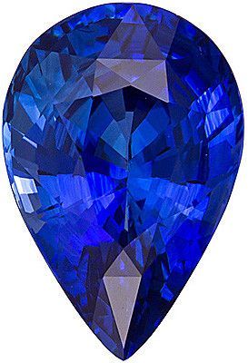 Blue Sapphire Loose Gemstone, Pear Cut, 10.9 x 7.0 mm, 3.14 Carats at BitCoin Gems Rocks And Gems, Precious Gems, Gems And Minerals, Crystal Gems, Sapphire Gemstone, Crystals Minerals, Pear Cut, Rocks And Minerals, Rocks And Crystals