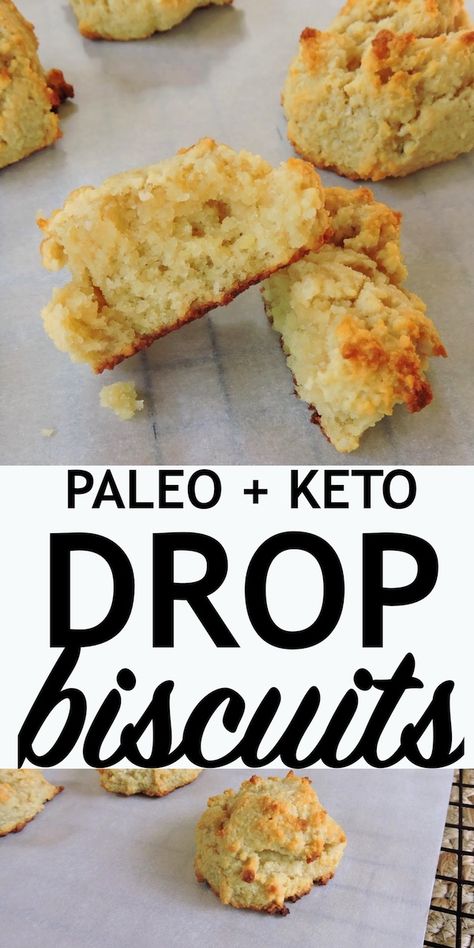 Easter Side Dish, Paleo Menu, Fish Cakes Recipe, Cena Keto, Easter Side Dishes, Keto Biscuits, Paleo Bread, Paleo Baking, Drop Biscuits