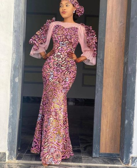 Ankara Style Ankara Dresses 2023, Latest Ankara Styles 2022, Ankara Long Gown Styles For Ladies, Gown Styles For Ladies, Long Gown Styles, Ankara Long Gown, Ankara Long Gown Styles, African Fabric Dress, African Prom Dresses