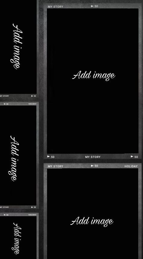 Film Template For Photo Insta Story Photo Collage Instagram Story Template, Instagram Story Film Template, Instagram Story Ideas Collage Template, New Post Ig Story Template, Black Instagram Story Background, Insta Story Ideas Photo Collage, Black Instagram Story Template, Instagram Story Template Collage, Film Template For Ig Story