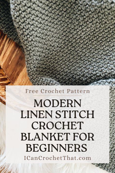 Discover the joy of crochet with this easy linen stitch blanket pattern! Perfect for beginners, this lightweight and soft throw is a quick project that yields beautiful results. Enjoy making this stylish and minimalist crochet blanket. #LinenStitchCrochet #CrochetBlanketForBeginners Quick Stitch Crochet Blanket, Easy One Stitch Crochet Blanket, Crochet Blanket One Stitch, Weight 5 Yarn Crochet Blanket, How To Crochet The Linen Stitch, 6.5 Mm Crochet Hook Patterns, Dark Grey Crochet Blanket, Crochet Single Stitch Blanket, Best Stitch For Crochet Blanket