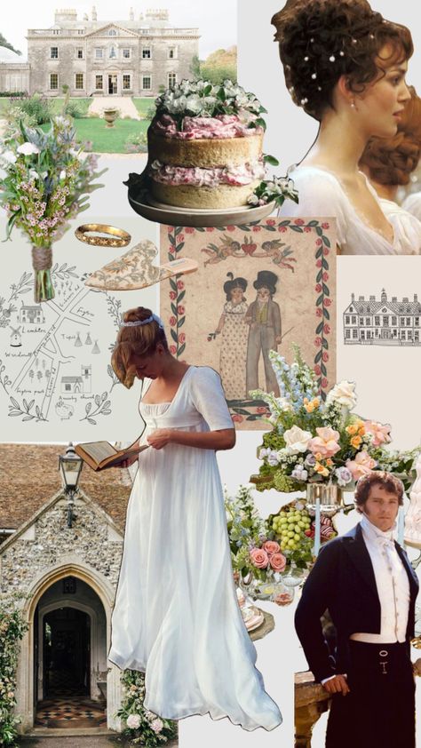 Jane Austen Wedding Bridgerton Wedding Jane Austin Wedding Theme, Jane Austen Themed Wedding, 1900s Wedding Theme, Bridgerton Wedding Bridesmaid, Jane Austen Wedding Aesthetic, Regency Era Wedding Theme, Jane Austen Wedding Theme, Jane Austen Themed Party, Regency Wedding Theme