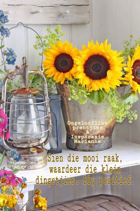 Decor With Sunflowers, Sunflower Cottage, Sunflower Table, Rama Seca, Vibeke Design, Summer Sunflower, Sunflower Garden, Have Inspiration, Happy Flowers