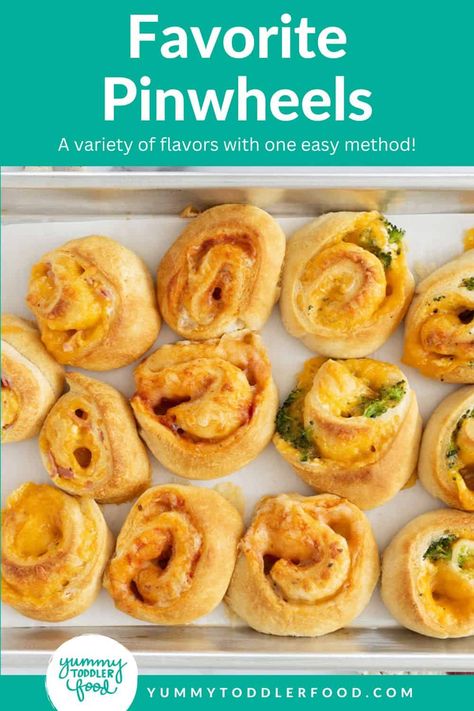 Favorite Pinwheels Recipe Reese Recipes, Turkey And Cheese Pinwheels, Ham Pinwheels, Roast Frozen Broccoli, Non Sandwich Lunches, Ham And Cheese Pinwheels, Pizza Pinwheels, Pinwheels Recipe, Kid Foods