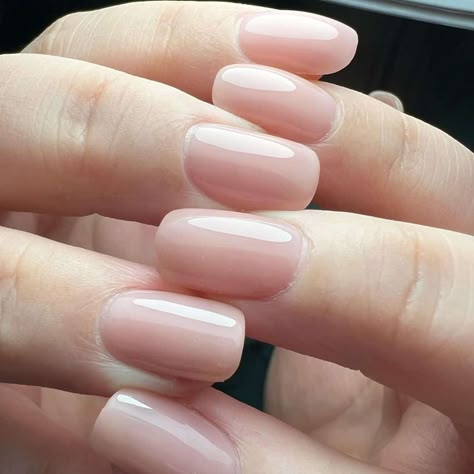 25 Best Neutral Nails to Inspire You Neutral Fall Wedding Nails, Dip Nails Squoval, Neutral Mani Pedi, Natural Looking Nails Gel, Natural Looking Gel Nails, Bridesmaid Nails Wedding Neutral, Pink Neutral Nails, Milky Nude Nails, Neutral Pink Nails