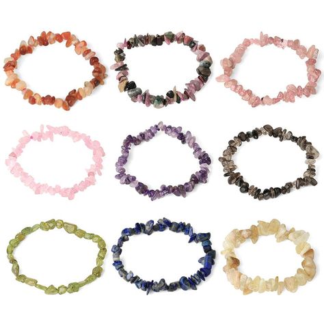 These charming bracelets in semi-precious irregular natural stones are available in 15 color variants to meet your desires as often as possible and vary your pleasures with elegance as often as possible. These bracelets are unquestionably original with their ability to promote your well-being on a daily basis. The stones have been selected for their high quality and have been mounted on a high-resistance stretchable support to make them jewels of character thanks to their shapes offering a styl Bracelet Packaging, Kids Rings, Bangles Style, Natural Stone Bracelets, Bracelet Online, Gemstone Beaded Bracelets, Chip Beads, Red Agate, Cute Bracelets