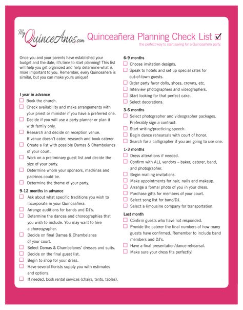 Quince Checklist, Quinceanera Planner, Quinceanera Planning Checklist, Kim Birthday, Quinceanera Checklist, Quinceañera Planning, Sweet 15 Ideas, Quince Planning, Xv Dresses