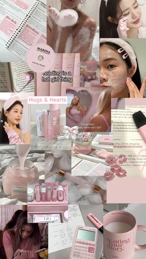 #coquette #pink #wallpaper #wonyoungism #skincare #thatgirl Coquette Vision Board Wallpaper, Wonyoungism Background, Wonyoungism Collage, Wonyoungism Vision Board, Wonyoungism Aesthetic Wallpaper, Wonyoungism Wallpaper Laptop, Pink Girly Things Wallpaper, Wonyoungism Skincare, Skincare Wallpaper