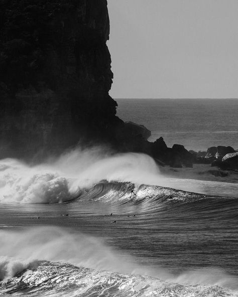 White Photo, A Black, The Beach, Black And White, White, Black