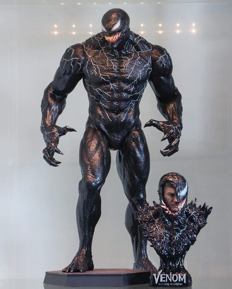 Will you be getting the newly announced Venom from Spiderman 2? Amazing looking piece but I know a lot of people are put off by the… | Instagram Tom Hardy Venom, Venom Toys, Lotus Flower Logo, Symbiotes Marvel, Spiderman 2, Figure Photography, Art Idea, Flower Logo, A Lot Of People