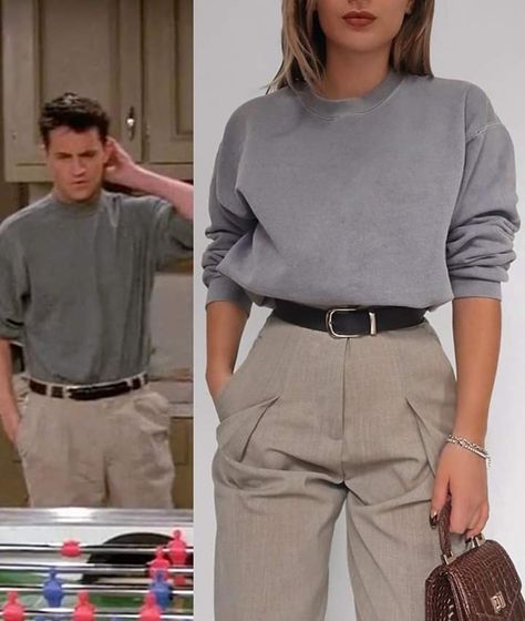 #chandlerbing #outfits #friends #90s #fashion Chandler Bing Outfits, Friends Outfits 90s, Look 80s, 15 Outfits, 90’s Outfits, Spiritual Fashion, Mode Grunge, 90s Inspired Outfits, Tv Show Outfits